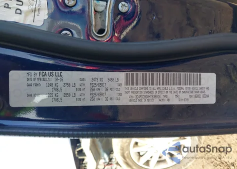 2017 Dodge Journey Sxt from USA, damaged, VIN 3C4PDCBG0HT536914